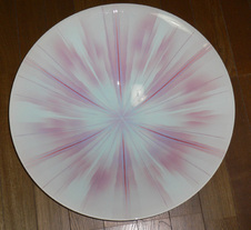 紅染大鉢「燦々」　伝統工芸展入選作品