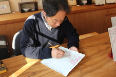 絵付けのようすがご覧なれます。
