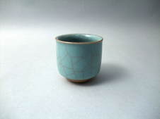 青磁ぐい呑 ¥31,500 【青木清高 作】