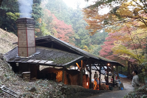 谷窯（登り窯） 深川製磁