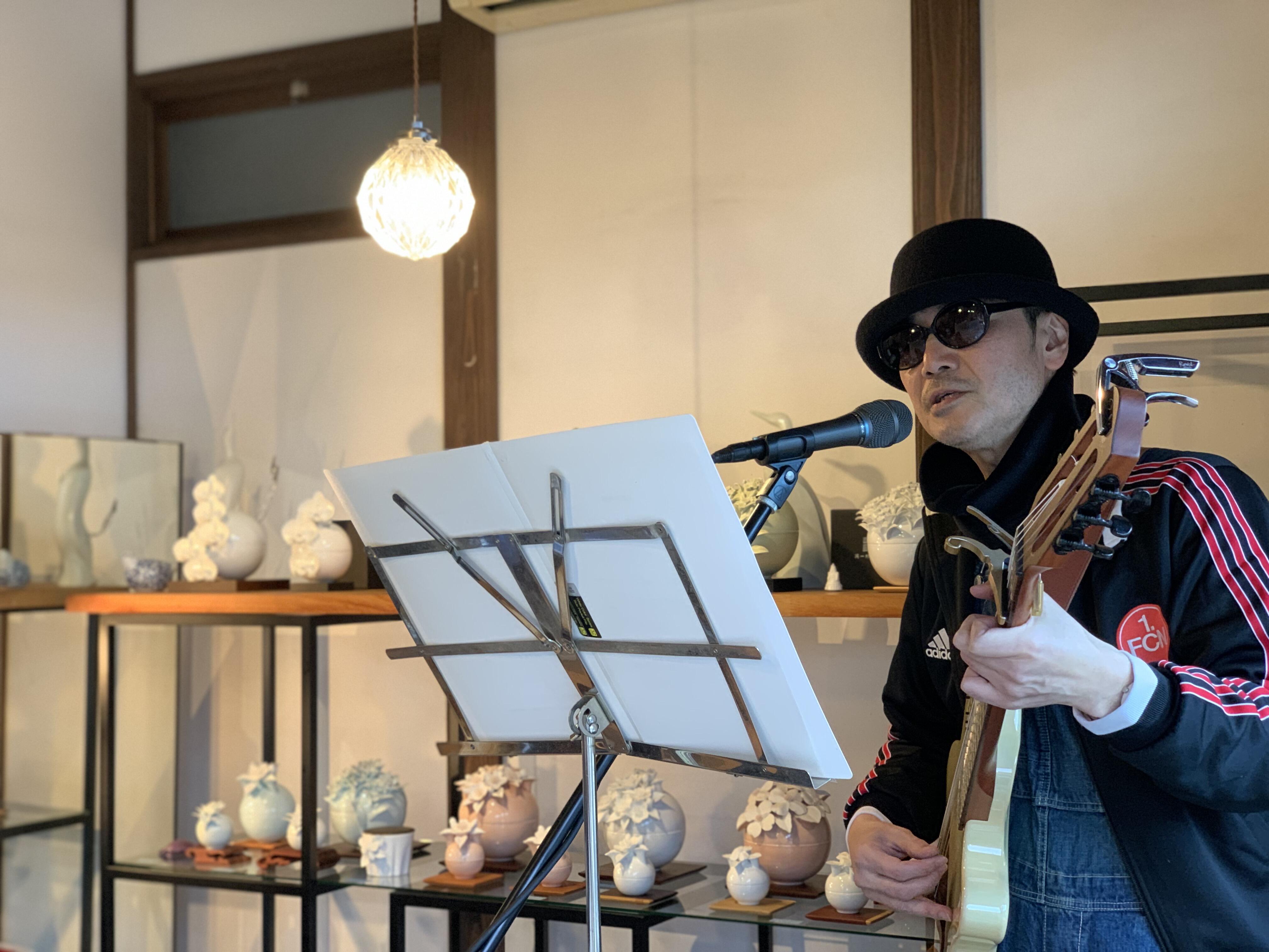 鳥の家 有田<br>「器が奏でる秋～英一郎ライブ×中国茶の香り」