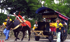 皿山商店会牛車